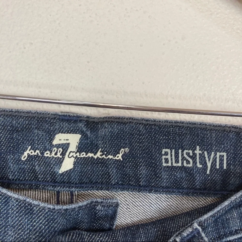 7 For All Mankind Austyn Relaxed Straight Dark‎ Stretch Jeans Men’s Sz 36